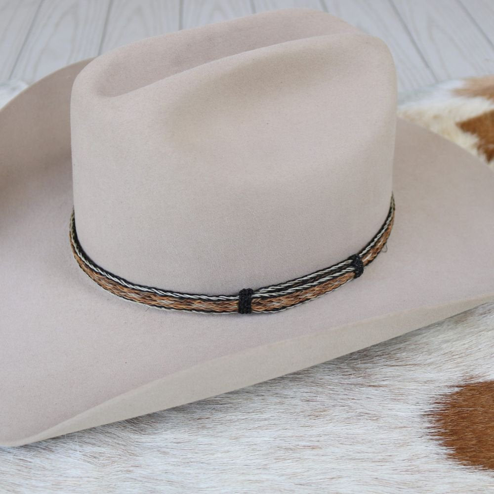 Horsehair 5 Strand Braided Hat Band - Frontier