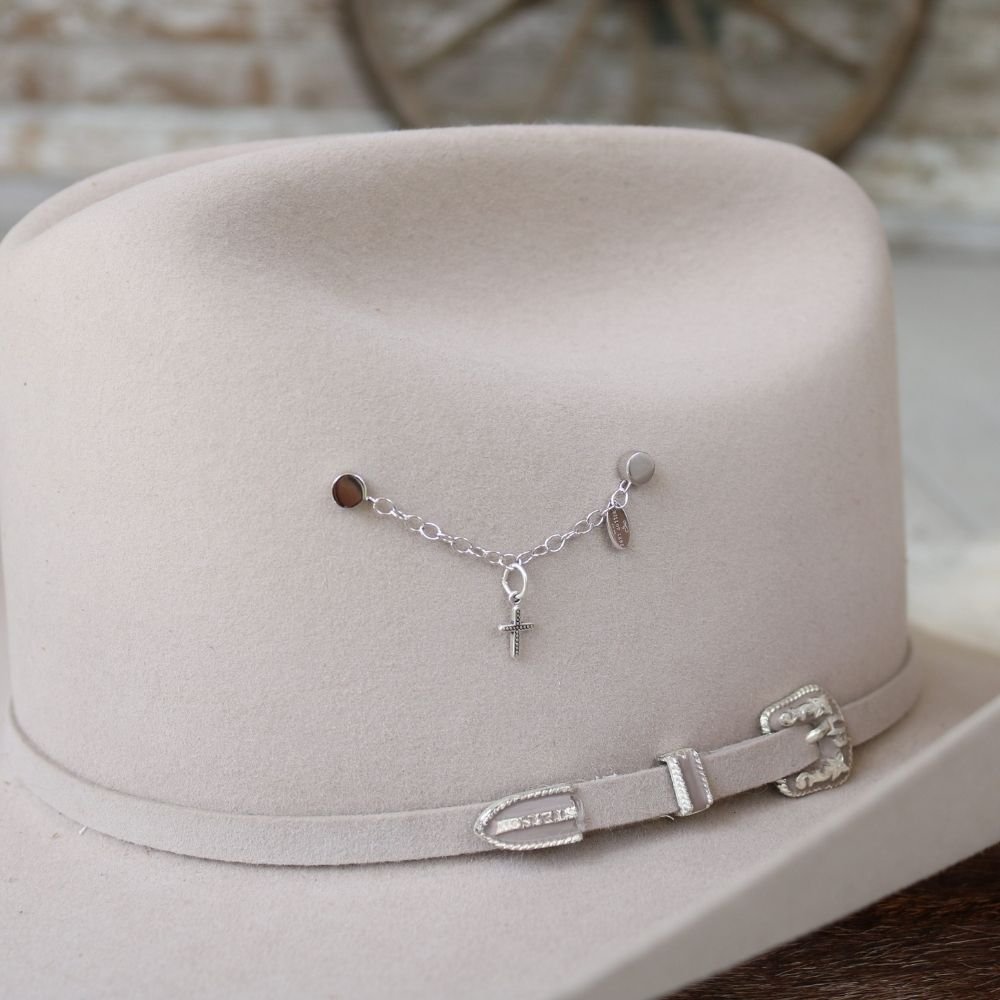 Mini Cross Charm Sterling Silver