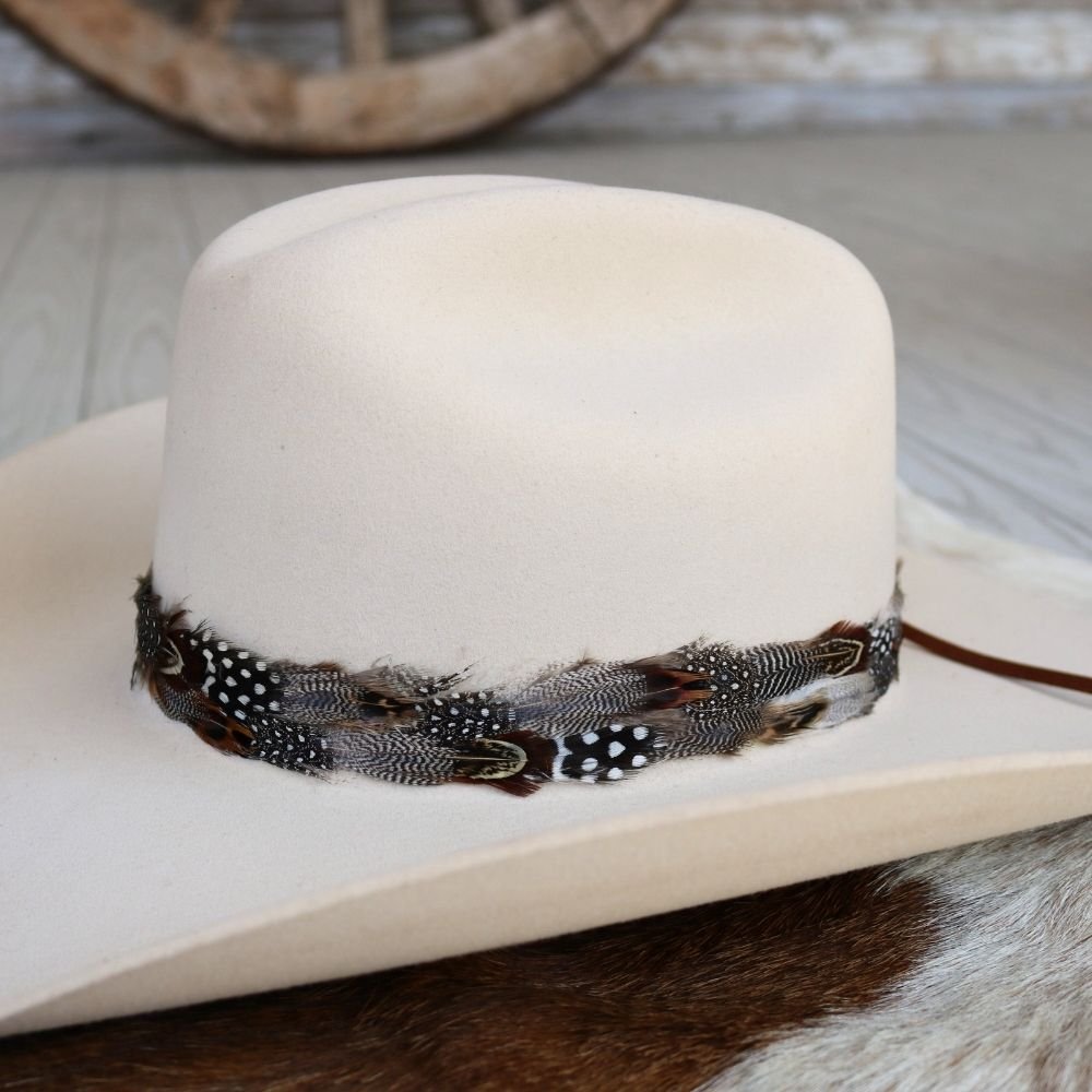 Feather Hat Band - Spotted Eagle