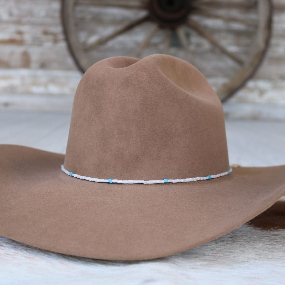 Western Beaded Hat Band - Celeste