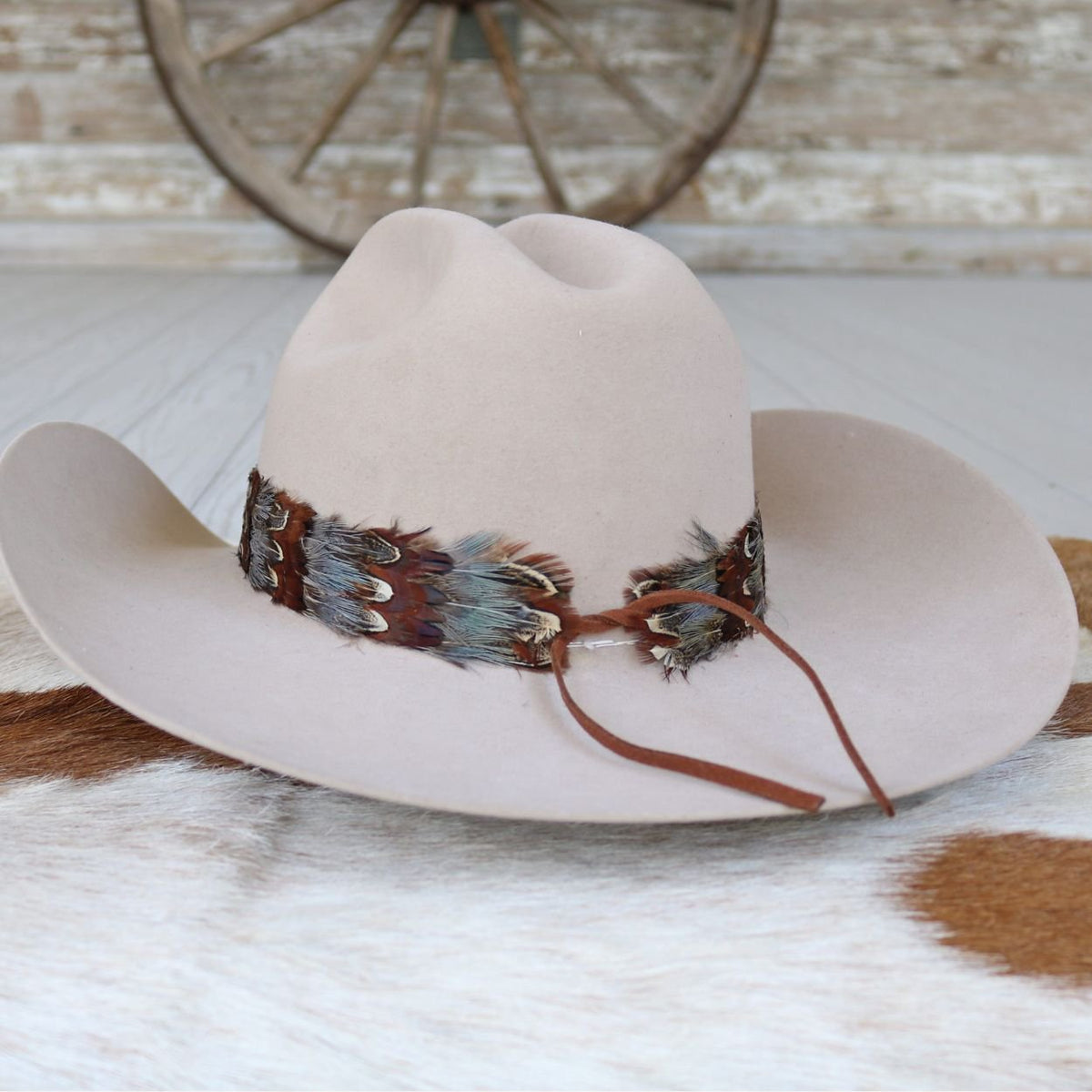 Feather Hat Band - Rowan