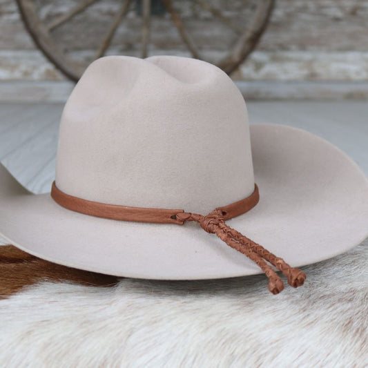 Deerskin Leather Hat Band