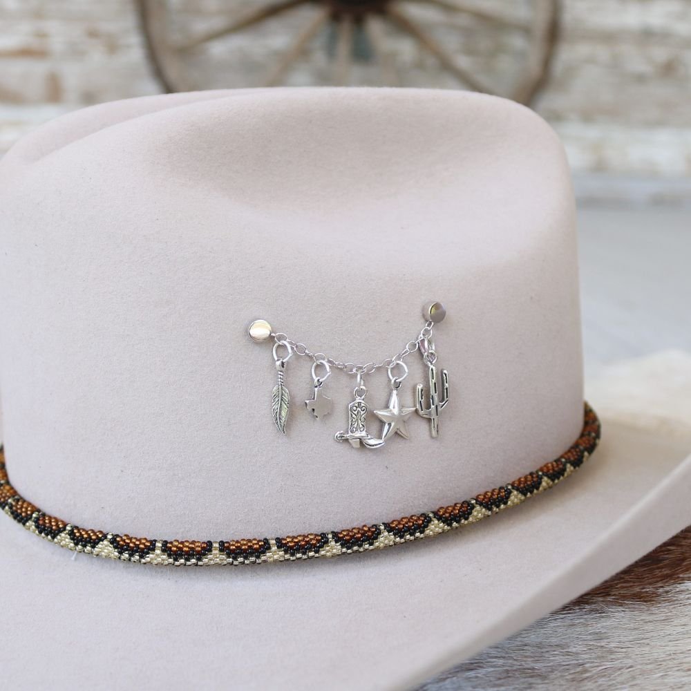 The Lonestar Hat Charm Chain