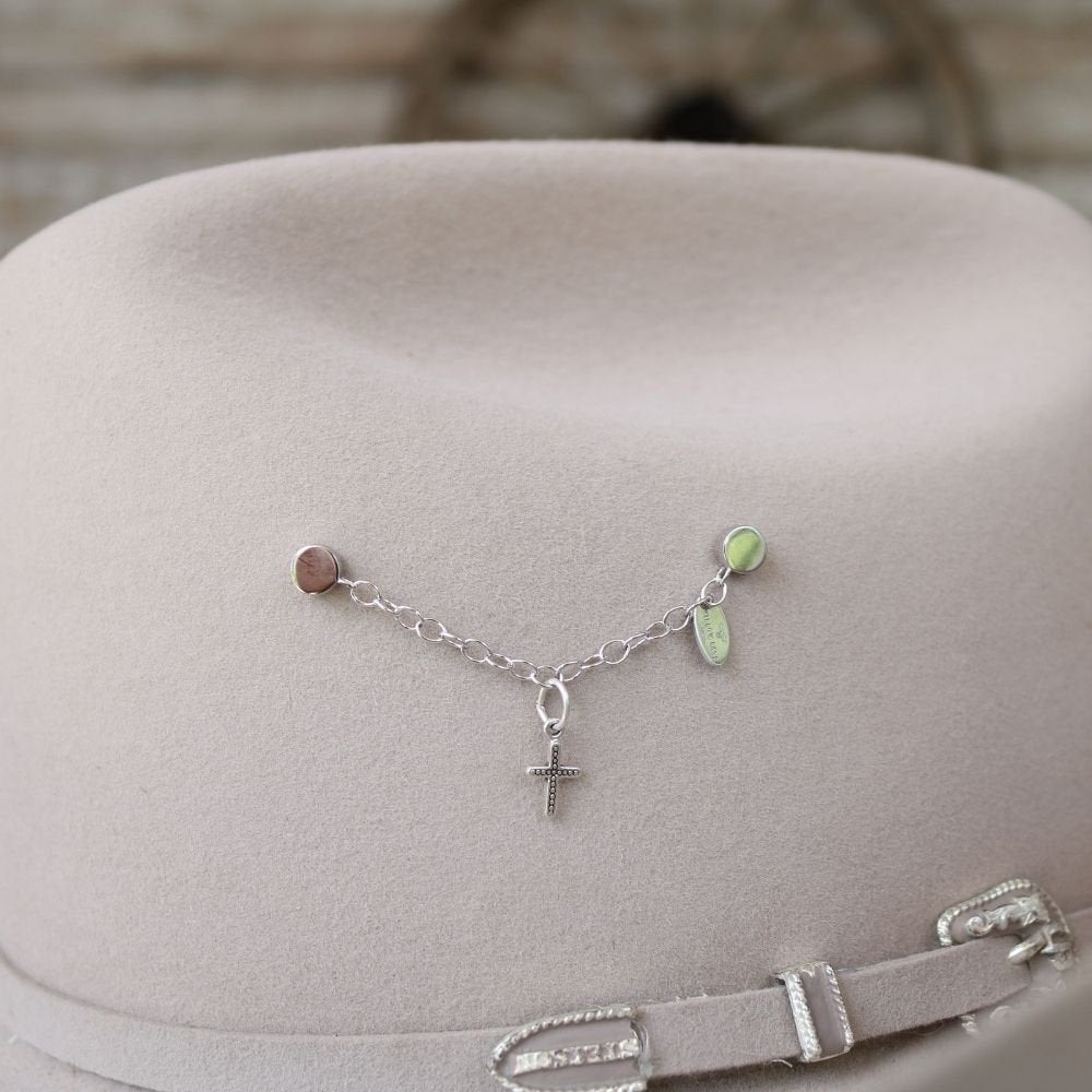 Mini Cross Charm Sterling Silver