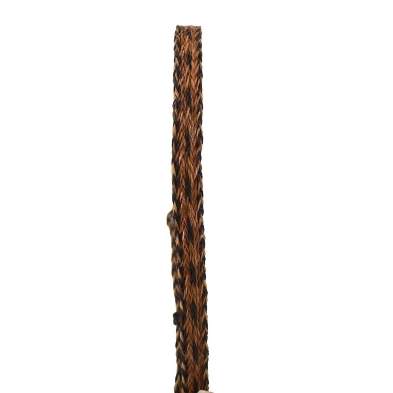 Horsehair Braided Single Tassel Hat Band - Sundown