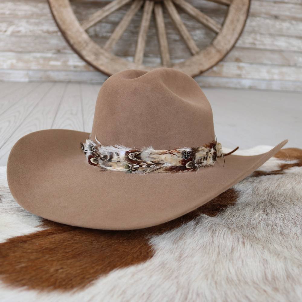 Banda para sombrero de plumas occidentales - Willow