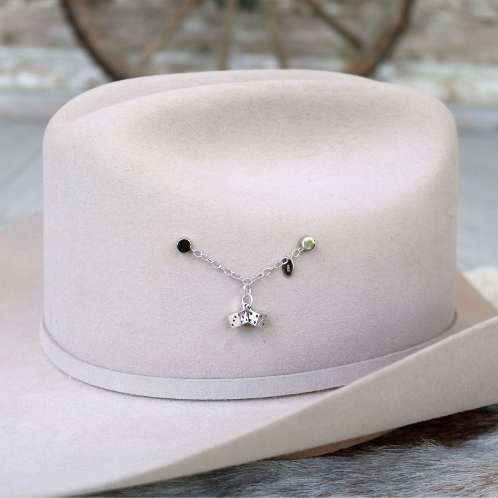 Dice Charm Sterling Silver