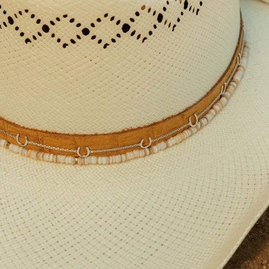 a close up of a hat