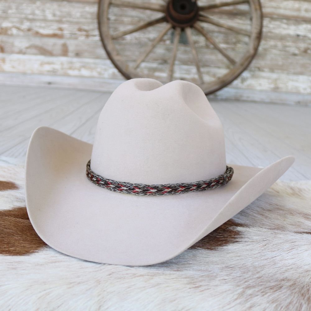 Genuine Horsehair 5 Strand Braided Hat Band - Boone