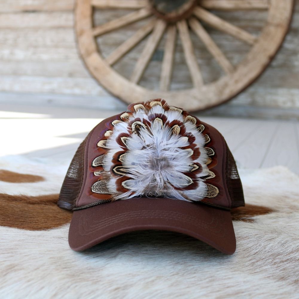 Feathered Trucker Caps