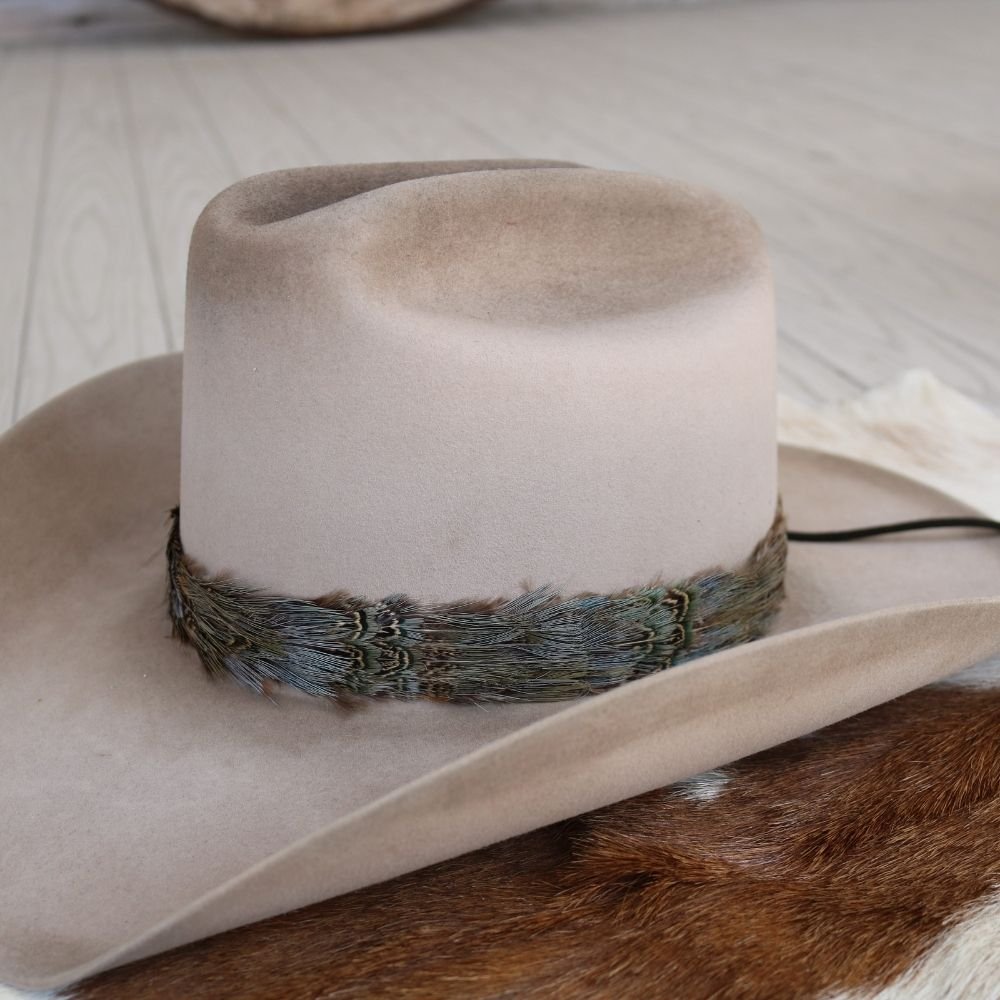 Feather Hat Band - Dove I