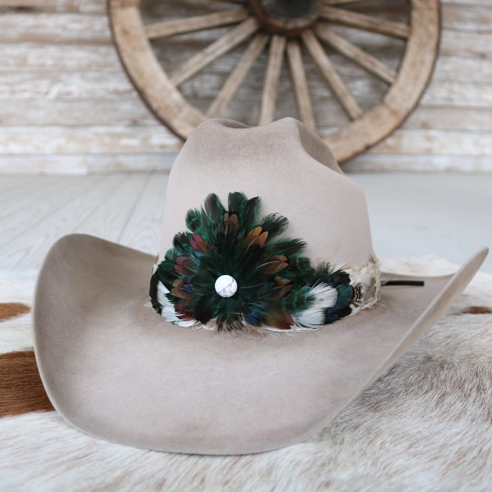 Feather Hat Band - Royal