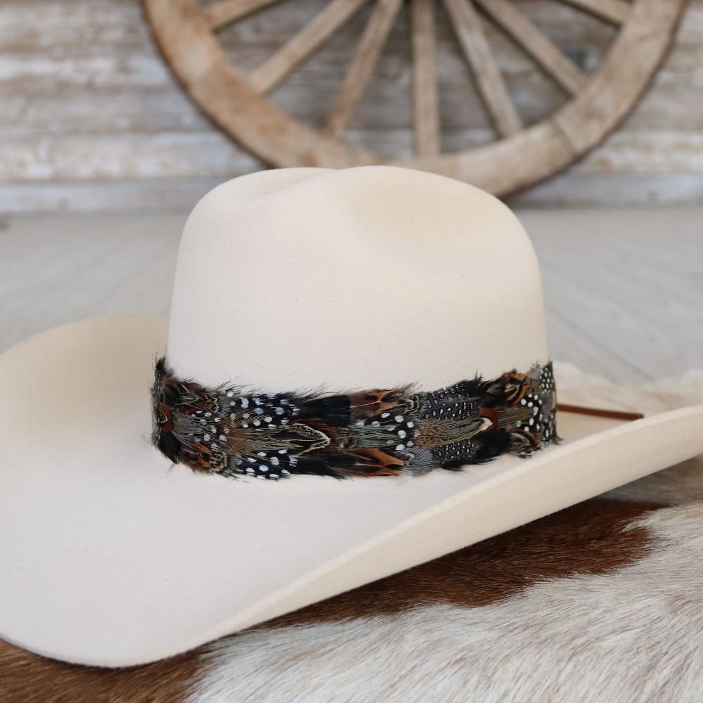Banda para sombrero de plumas occidentales - Halcón