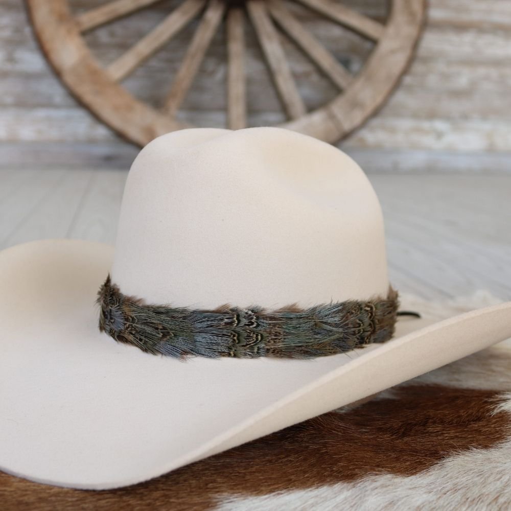 Feather Hat Band - Dove I