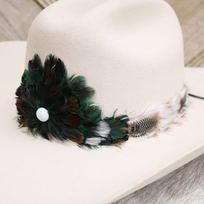 Feather Hat Band - Royal