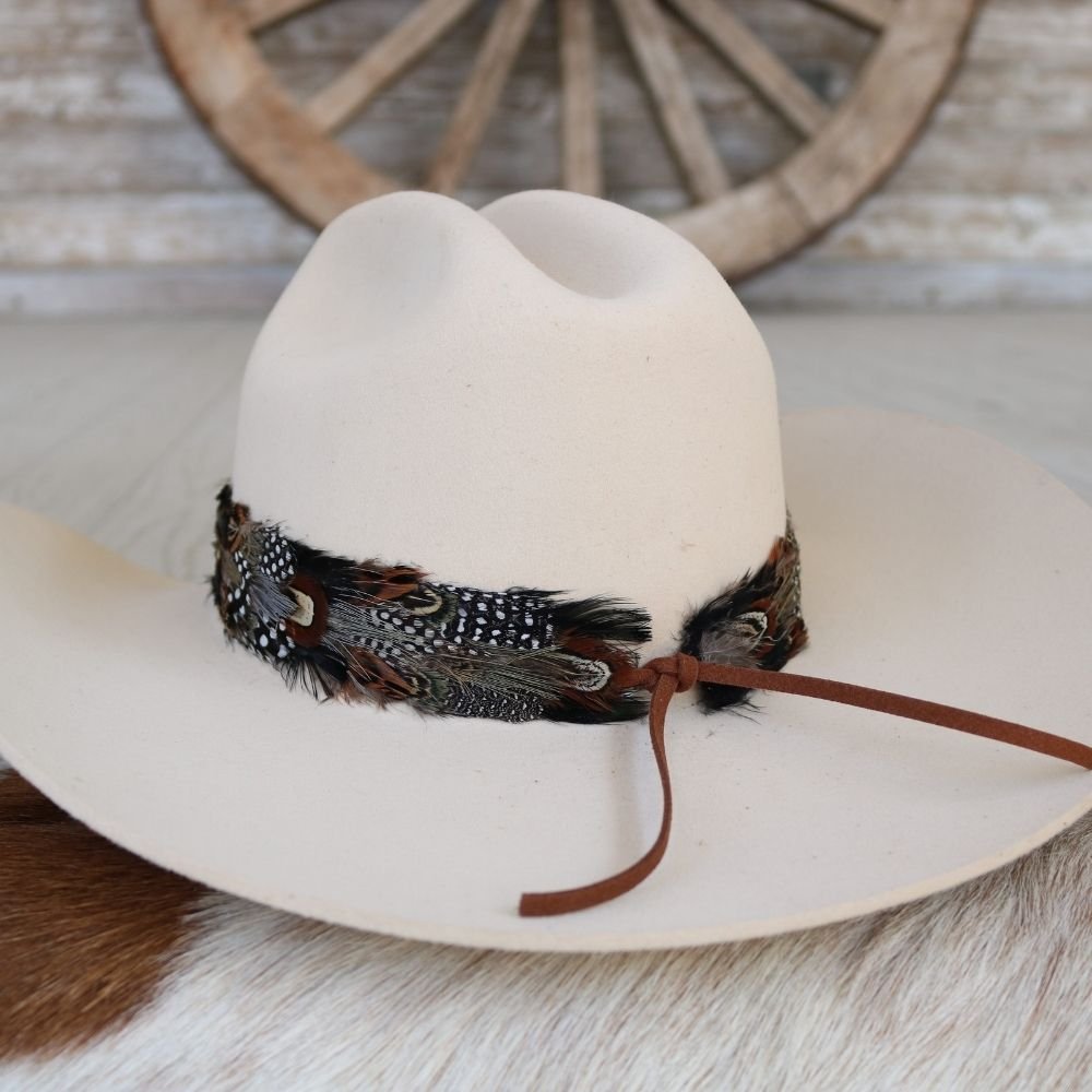 Banda para sombrero de plumas occidentales - Halcón