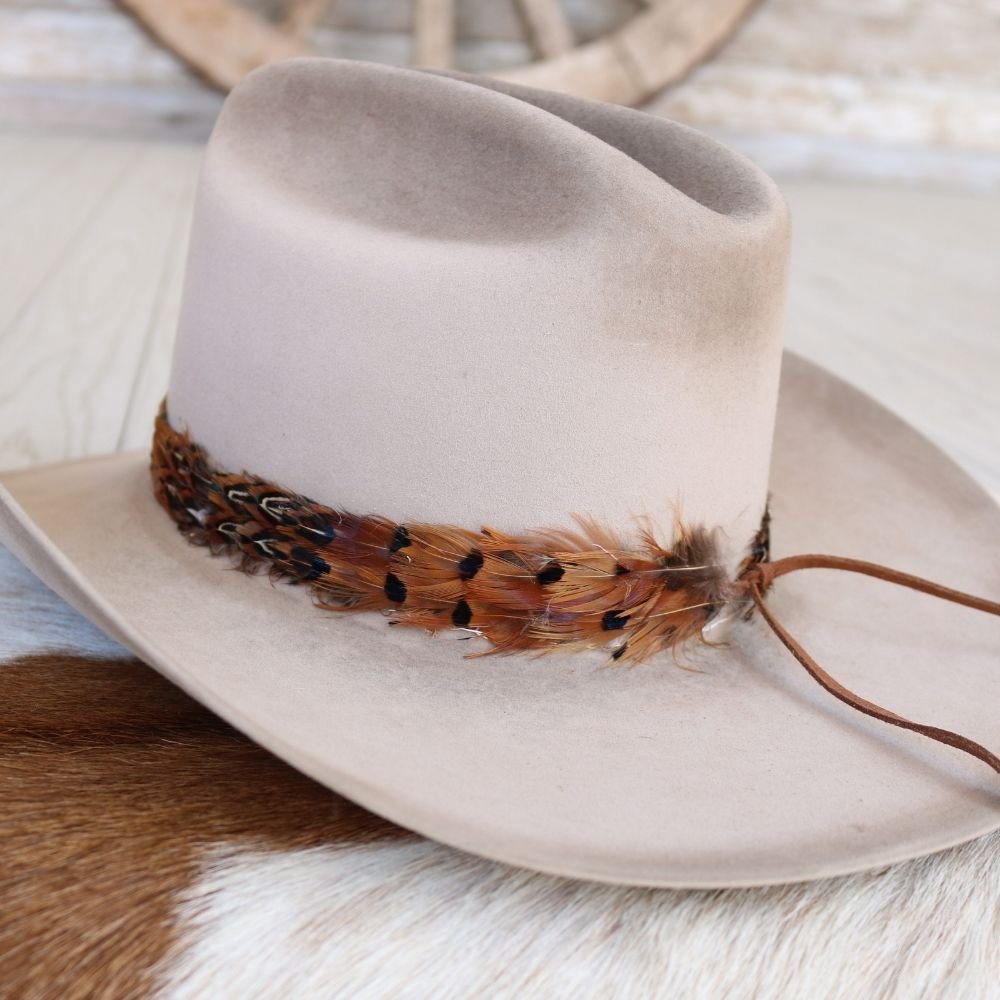 Banda para sombrero de plumas occidentales - Óxido