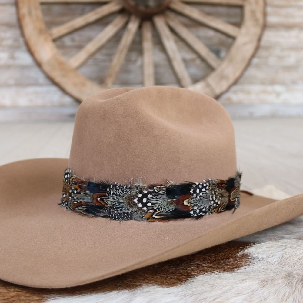 Banda para sombrero de plumas occidentales - Halcón