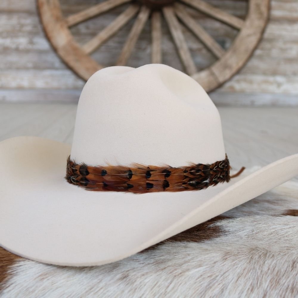 Banda para sombrero de plumas occidentales - Óxido