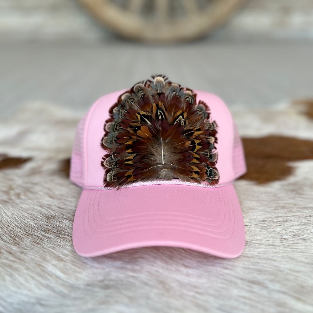 Feathered Trucker Caps