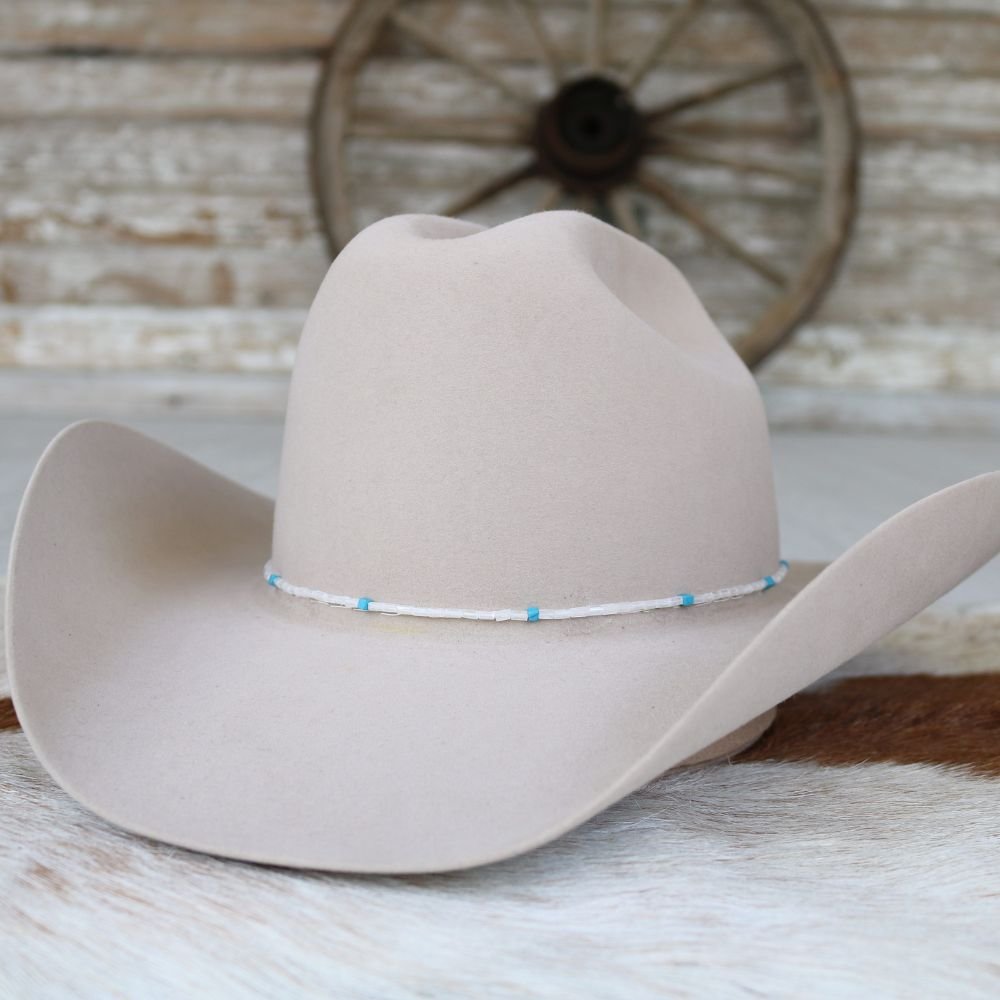 Western Beaded Hat Band - Celeste