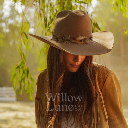 Feather Hat Band - Spotted Eagle