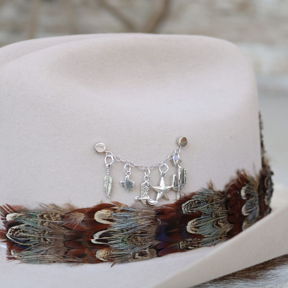 The Lonestar Hat Charm Chain