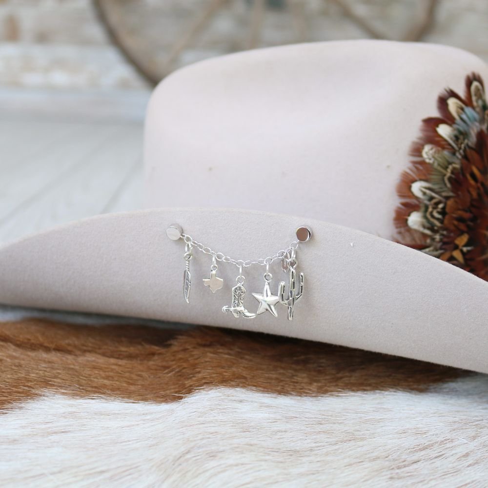 The Lonestar Hat Charm Chain