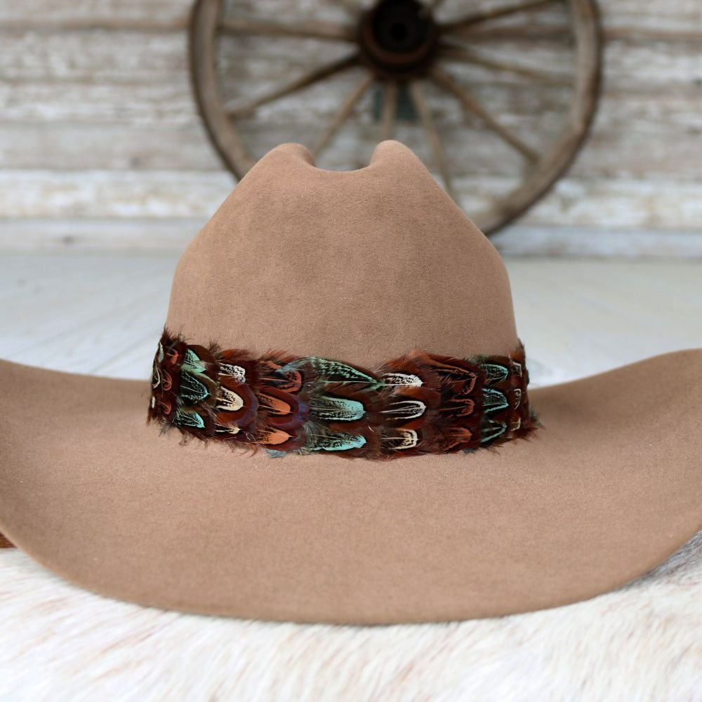 Western Feather Hat Band - Riverbend