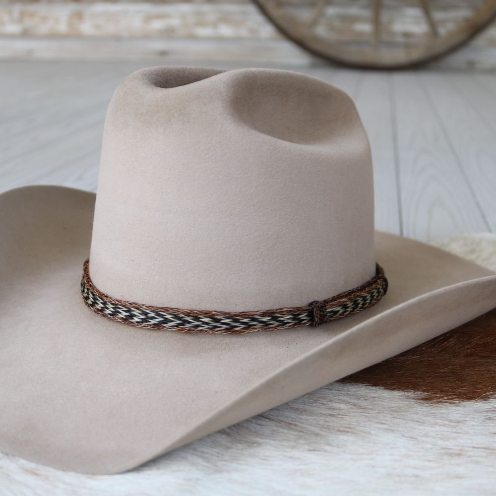 Horsehair Braided Hat Band - Buckskin
