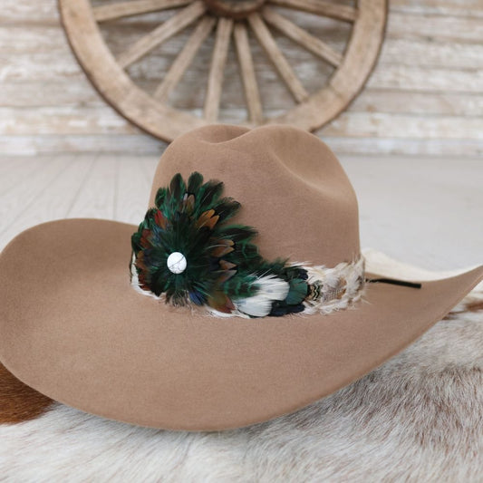 Feather Hat Band - Royal