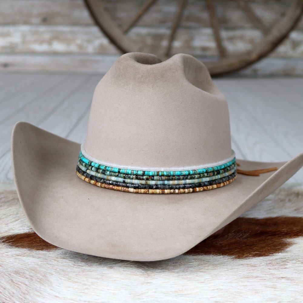 Brown Jasper Stone Hat Band