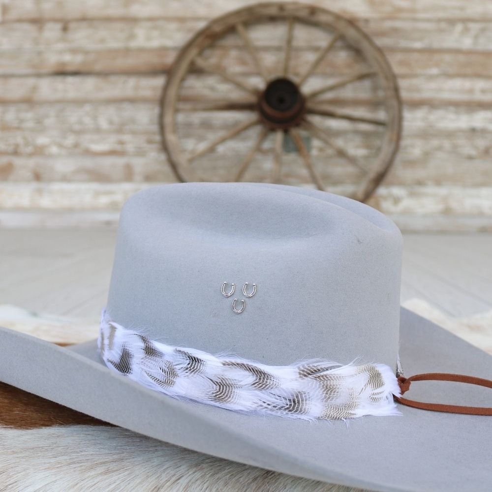 a hat on a rug