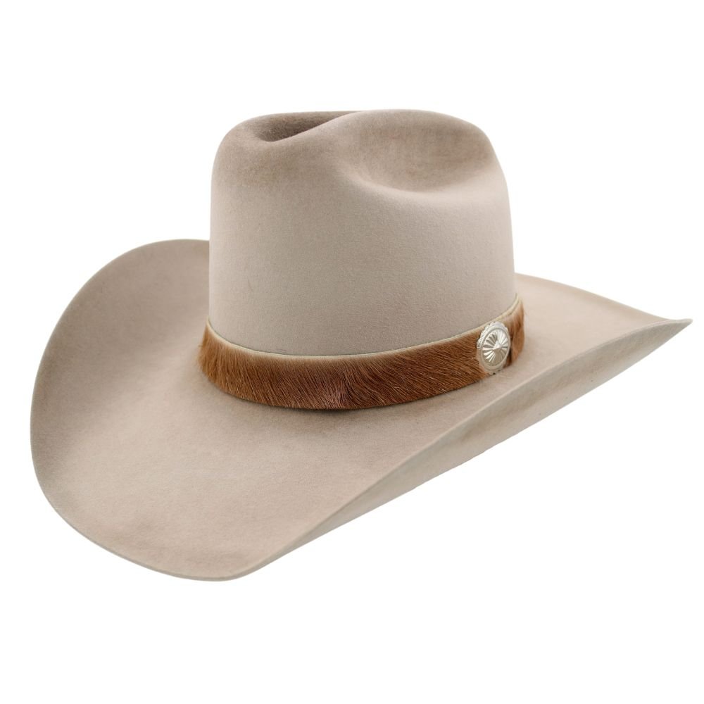 Cowhide Hat Band - Brown