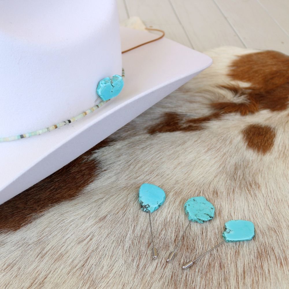 Turquoise Stone Hat Pin