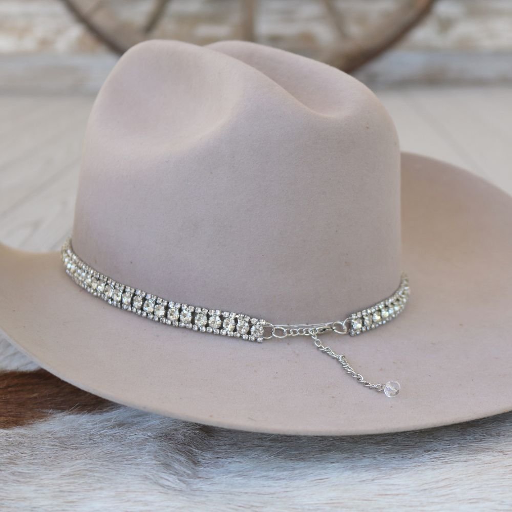 Rhinestone Bling Hat Band - The Monroe