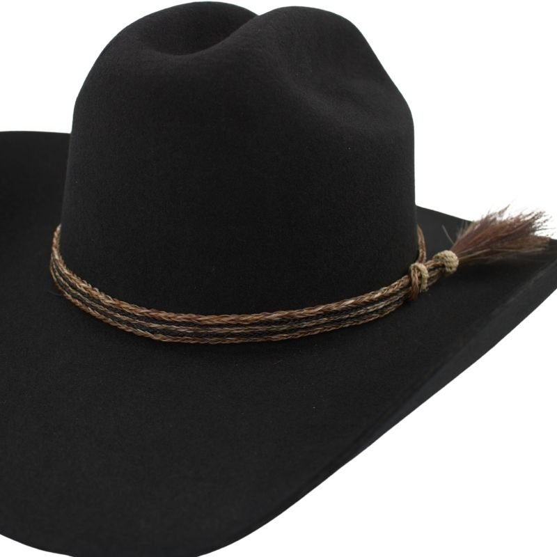 Horsehair Braided Single Tassel Hat Band - Pacesetter