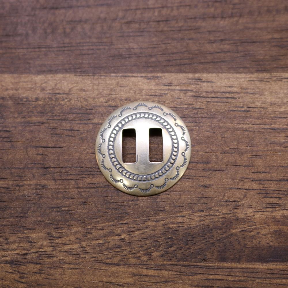 a circular object on a wood surface