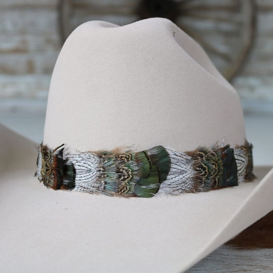 Western Feather Hat Band - Sonora