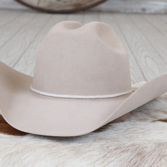 White Jade Stone Hat Band