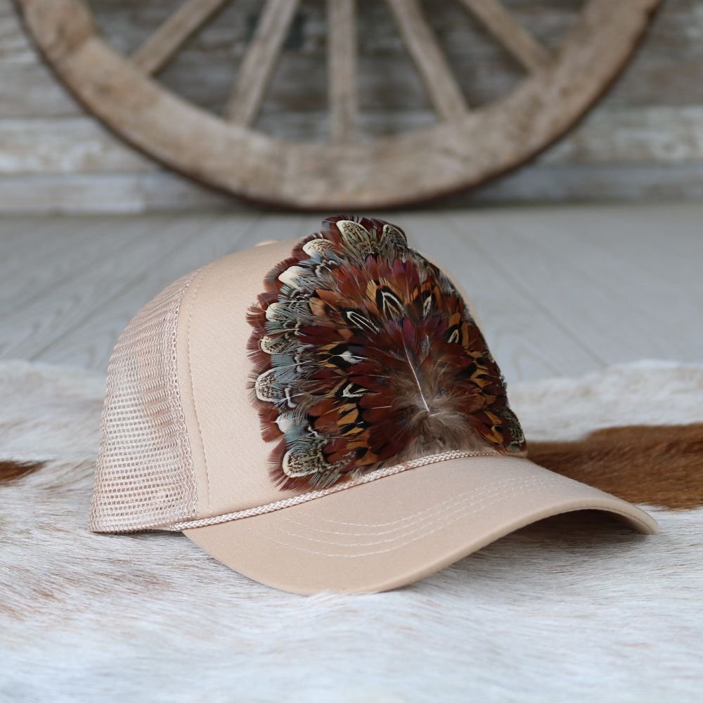 Feathered Trucker Caps