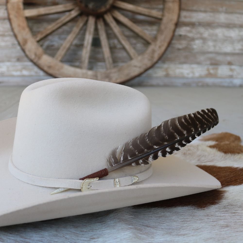Large Hat Turkey Feather - Goliad