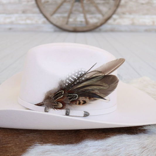 Feather Hat Accent - Sorrel