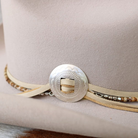 1.5" Slotted Stamped Concho .925