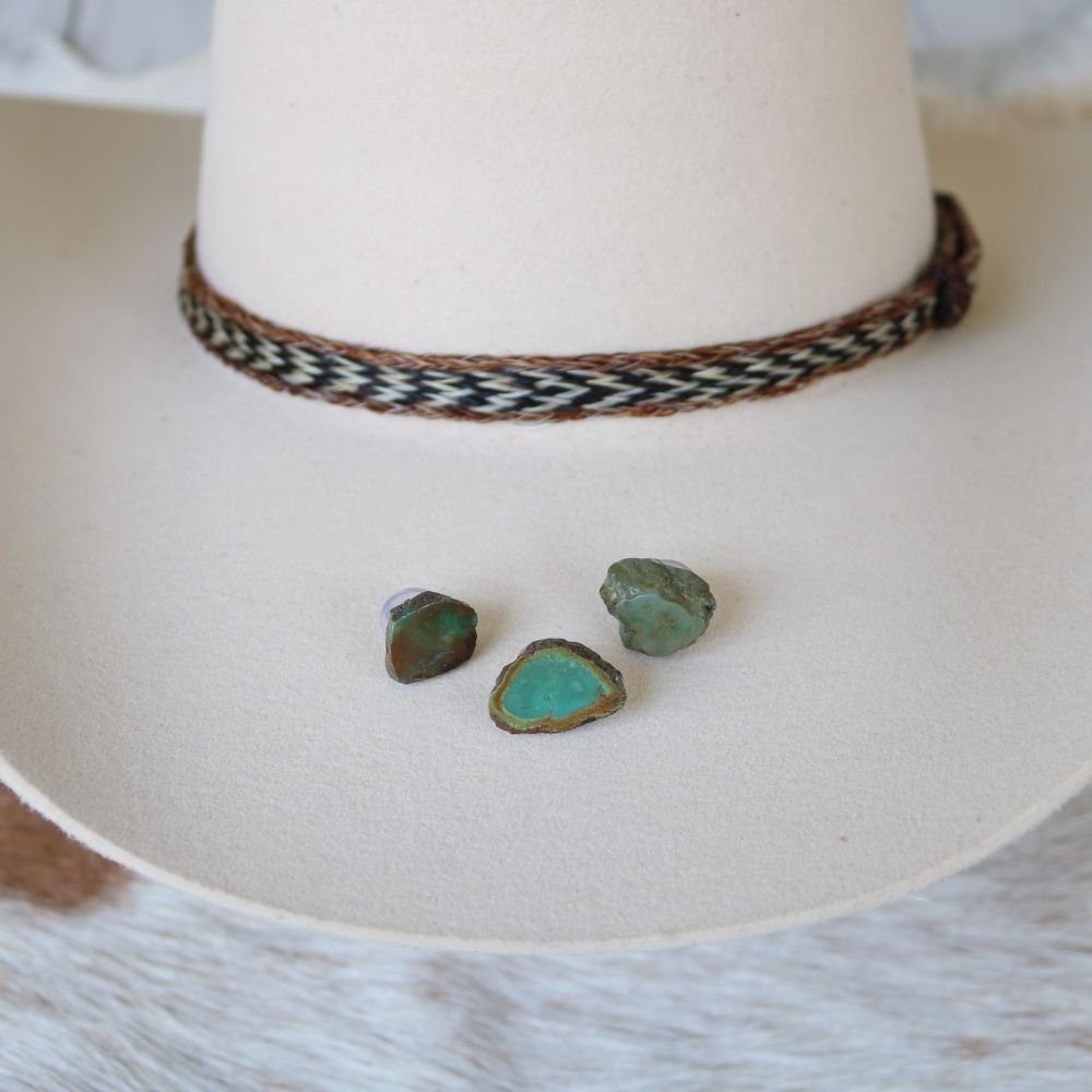 Natural Turquoise Hat Pin Trio