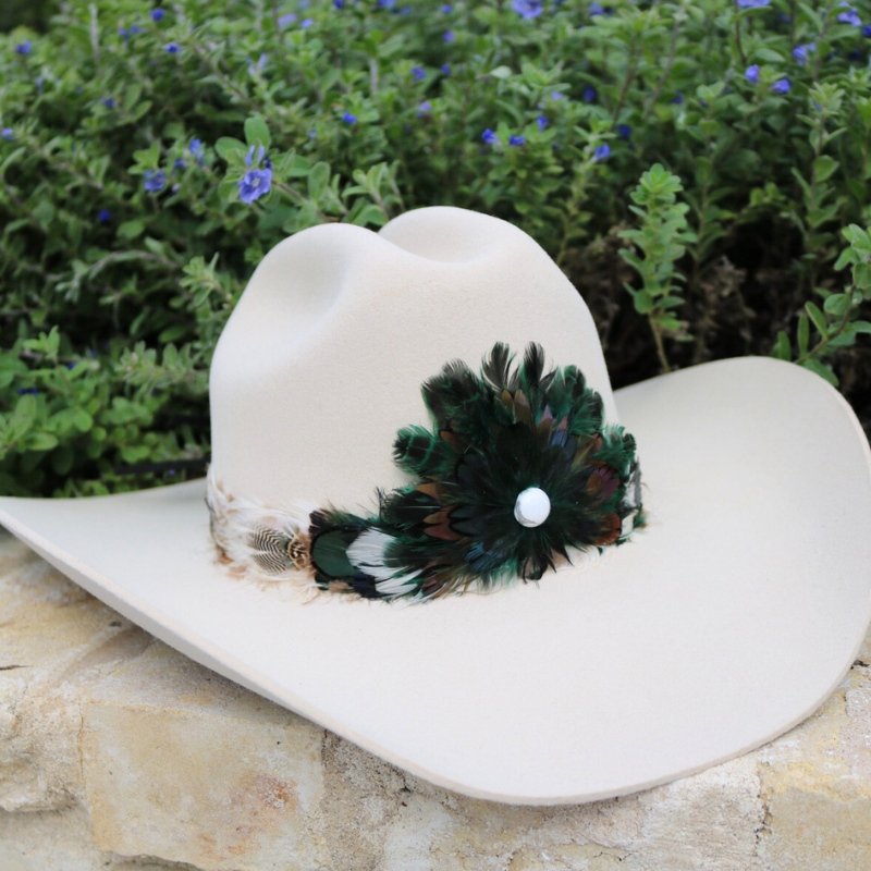 Feather Hat Band - Royal