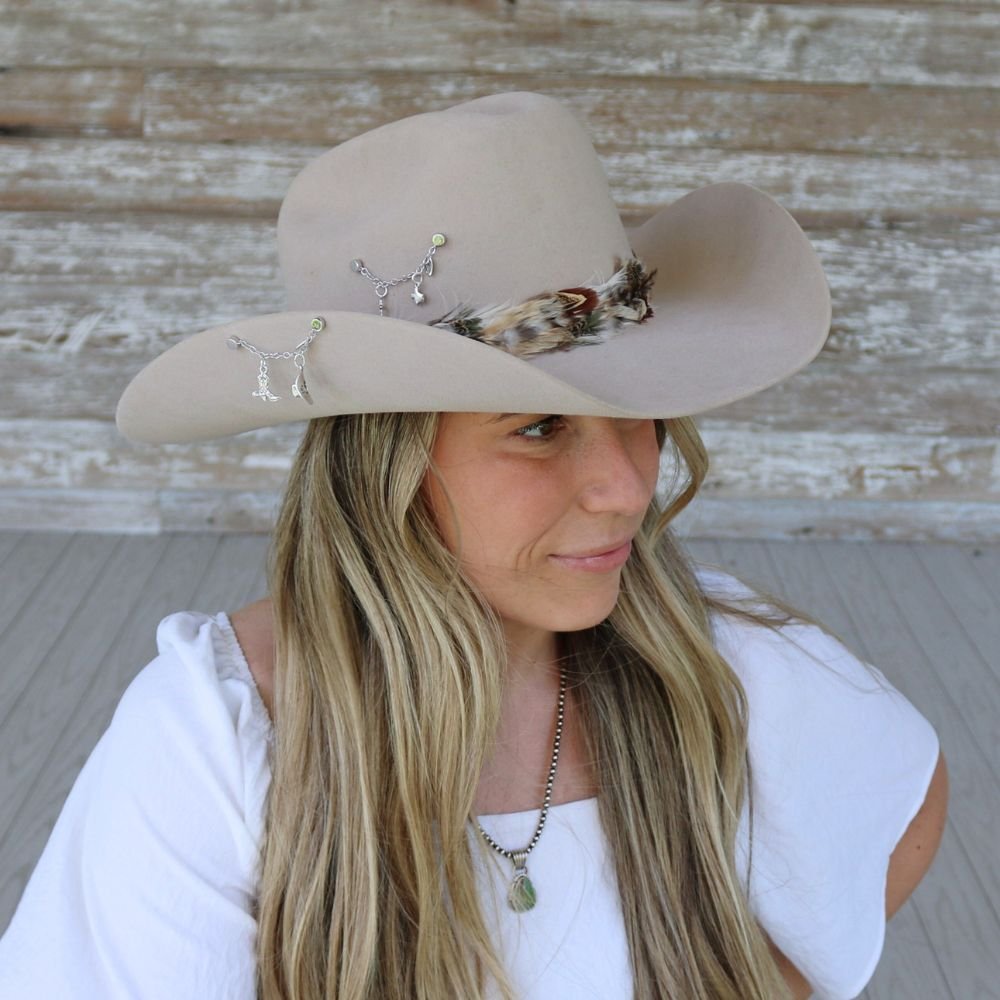 Sterling Silver Hat Charm Chain – Customizable Hat Jewelry