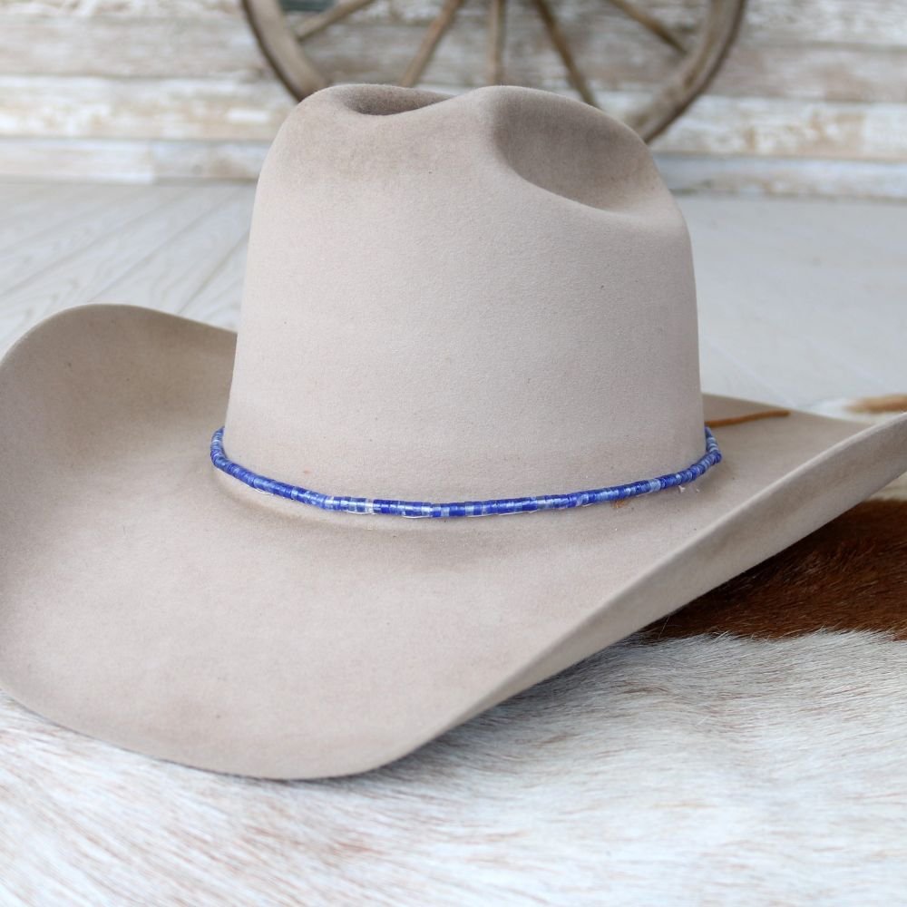 Blue Stone Hat Band
