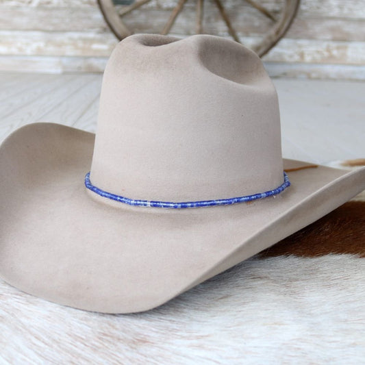 Blue Stone Hat Band