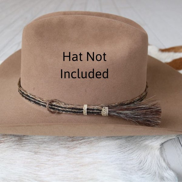 Horsehair Braided Single Tassel Hat Band - Pacesetter